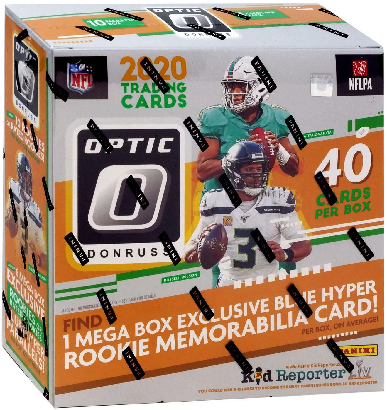 2020 Panini Donruss Optic NFL Football Trading Cards Mega Box