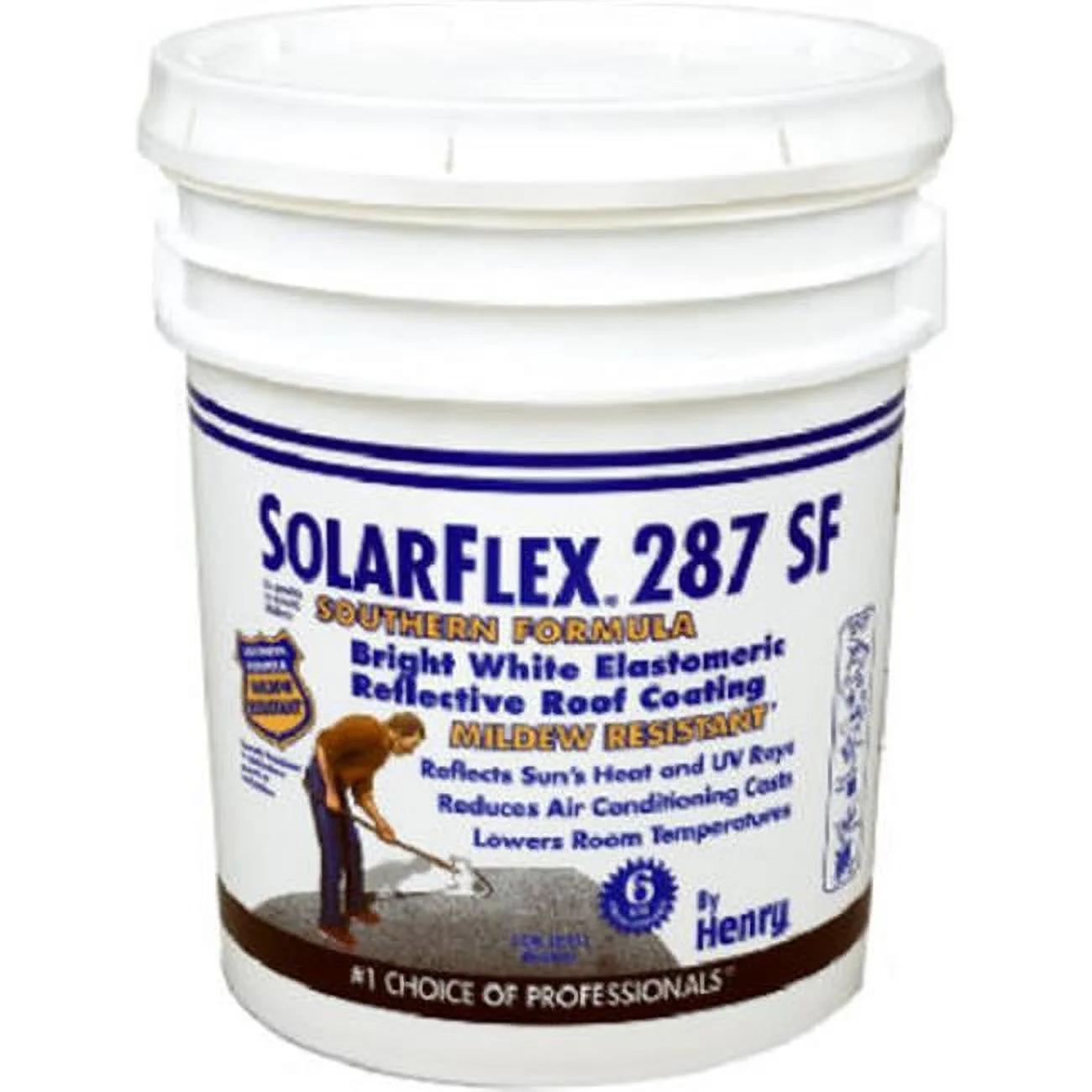 Henry HE287SF871 5 Gallon White Elastomeric Roof Coating