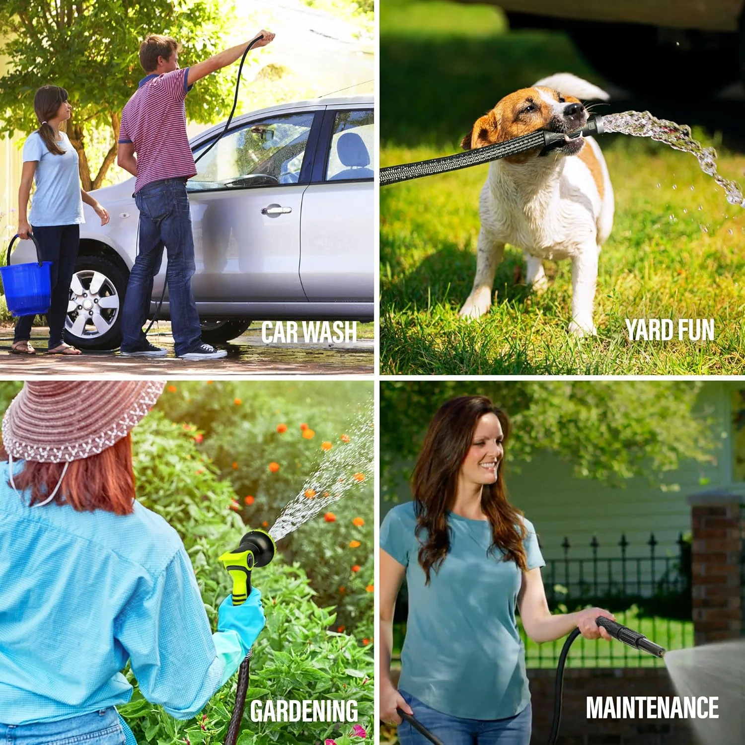 Hydrosteel Garden Hose Heavy Duty Steel Hose Triple Layered Water Hose 25ft