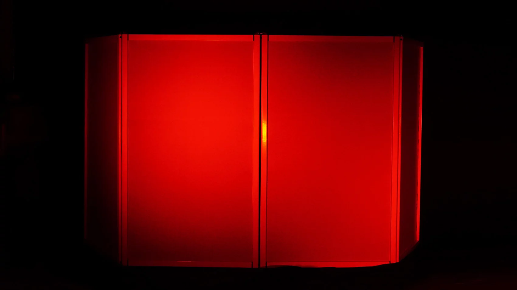 Rockville RFAAW DJ Event Facade Booth+Travel Bag+Fogger+Fluid+2) RGB Wash Lights