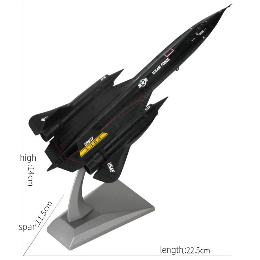 1:144 Blackbird SR-71 Reconnaissance Aircraft Alloy Aircraft Model Simulation Model Aircraft