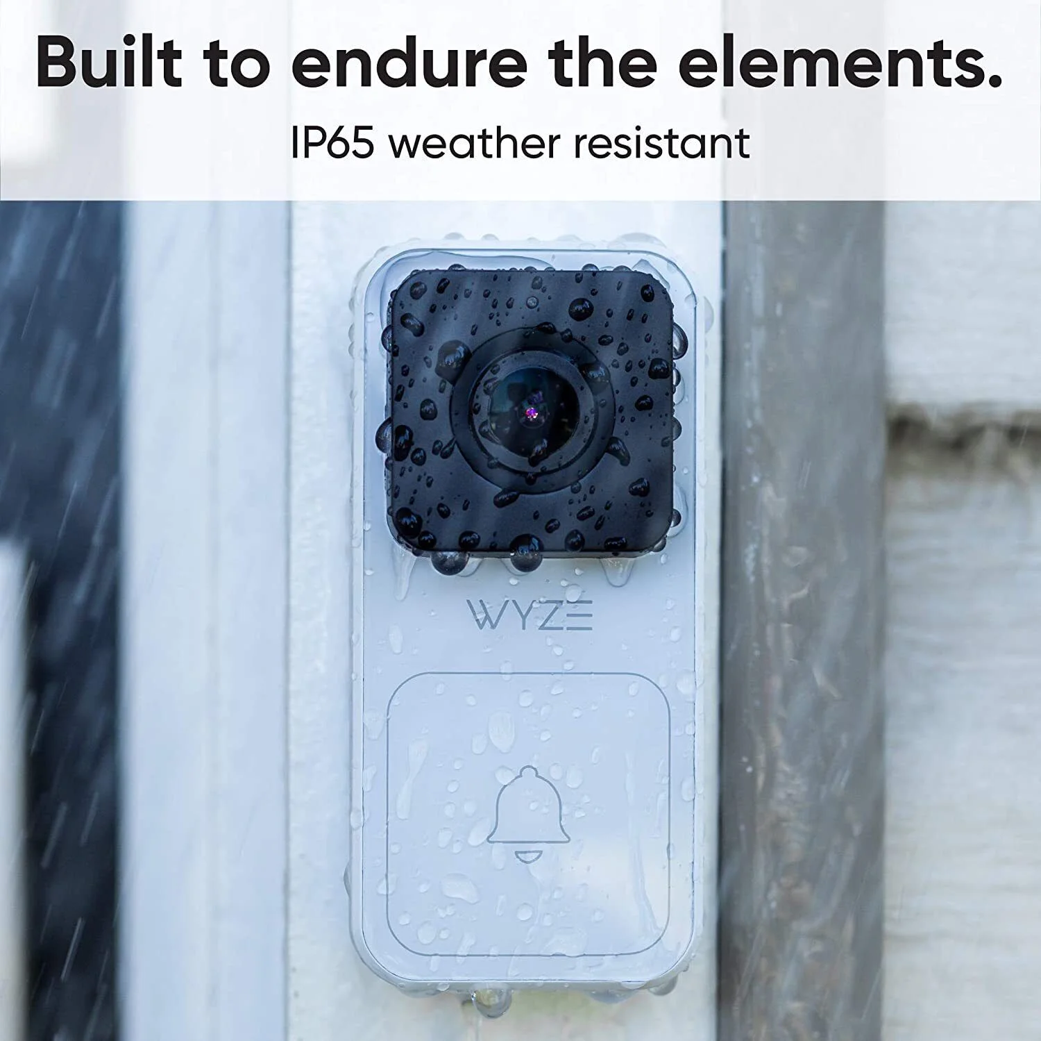 Wyze 1080p Wired Video Doorbell with 2-Way Audio and Night Vision
