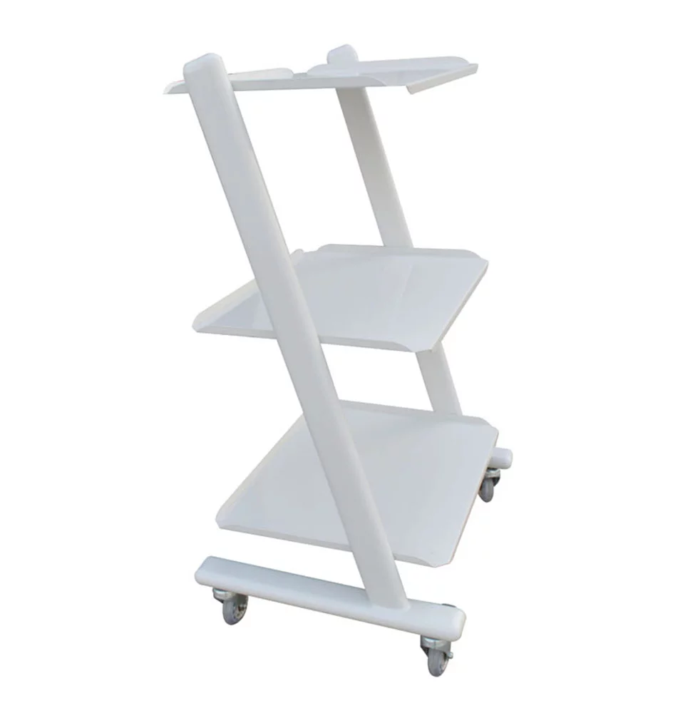 Techtongda Medical Equipment Surgical Equipment Trolley Mobile Cart Medical Steel Cart Utility Rolling Cart Trolley 3-Tier