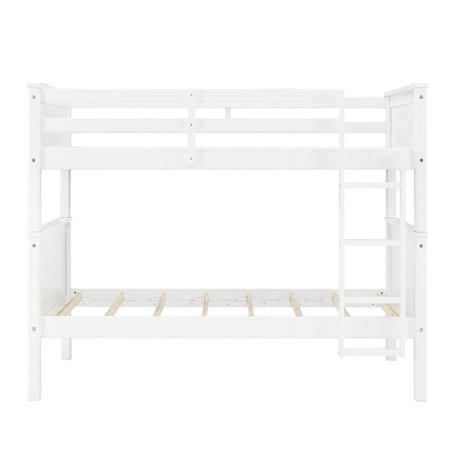 Dorel Living Maxton Twin over Twin Bunk Bed in White