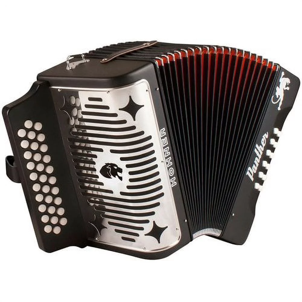 Hohner Panther 3-Row GCF Diatonic Accordion