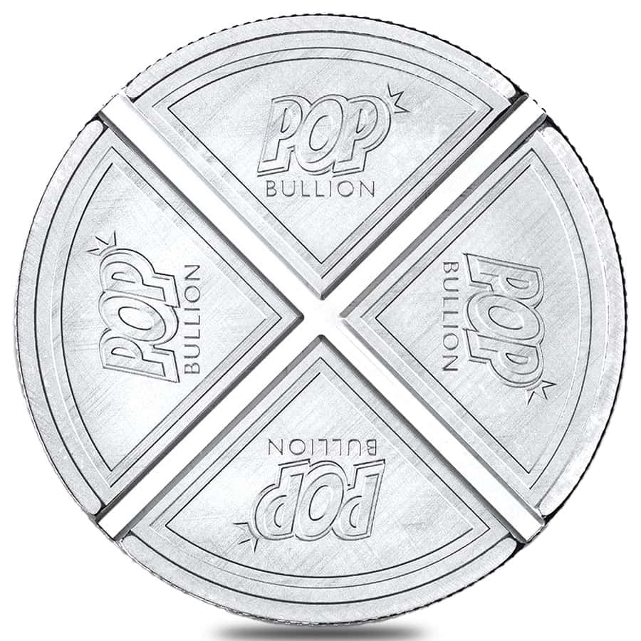 Lot of 100 - 1 oz Pop Bullion Divisible Silver Round .999 Fine