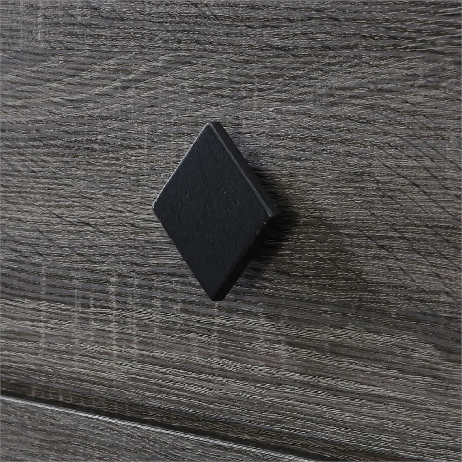 Home Square 2 Drawer Wood Nightstand in Gray Finish - Set of 2