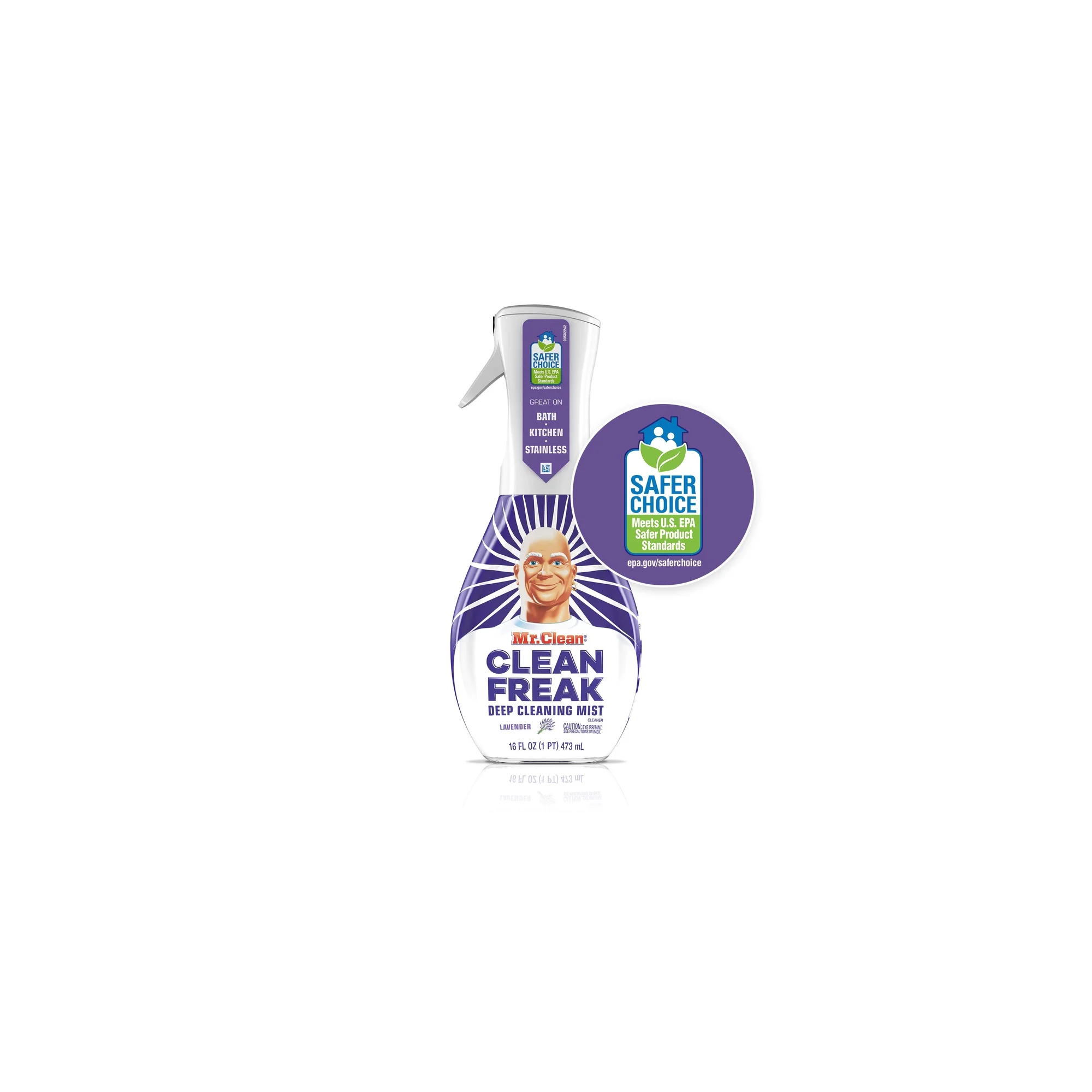 Mr. Clean Clean Freak Deep Cleaning Mist Multi-Surface Spray, Lavender Scent Starter Kit (Pack of 6)