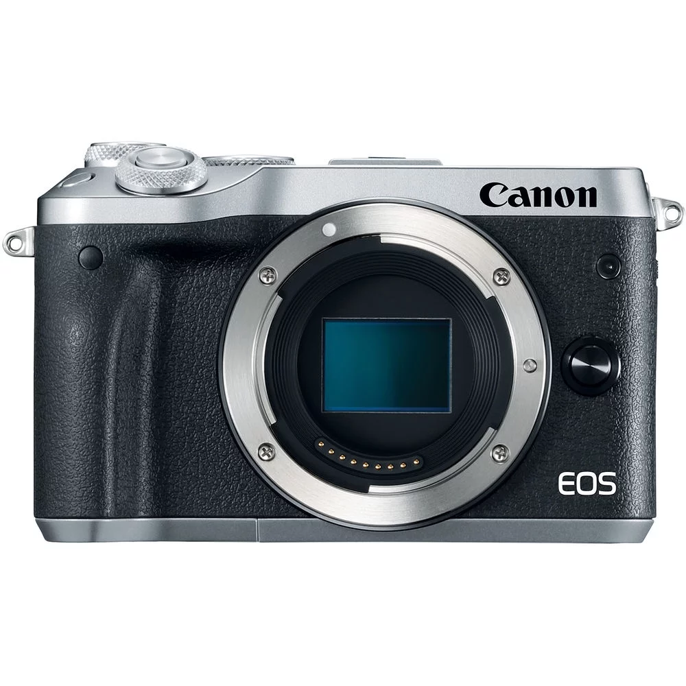 Canon EOS M6 Mirrorless Digital Camera (Body Only, Silver) 1725C001