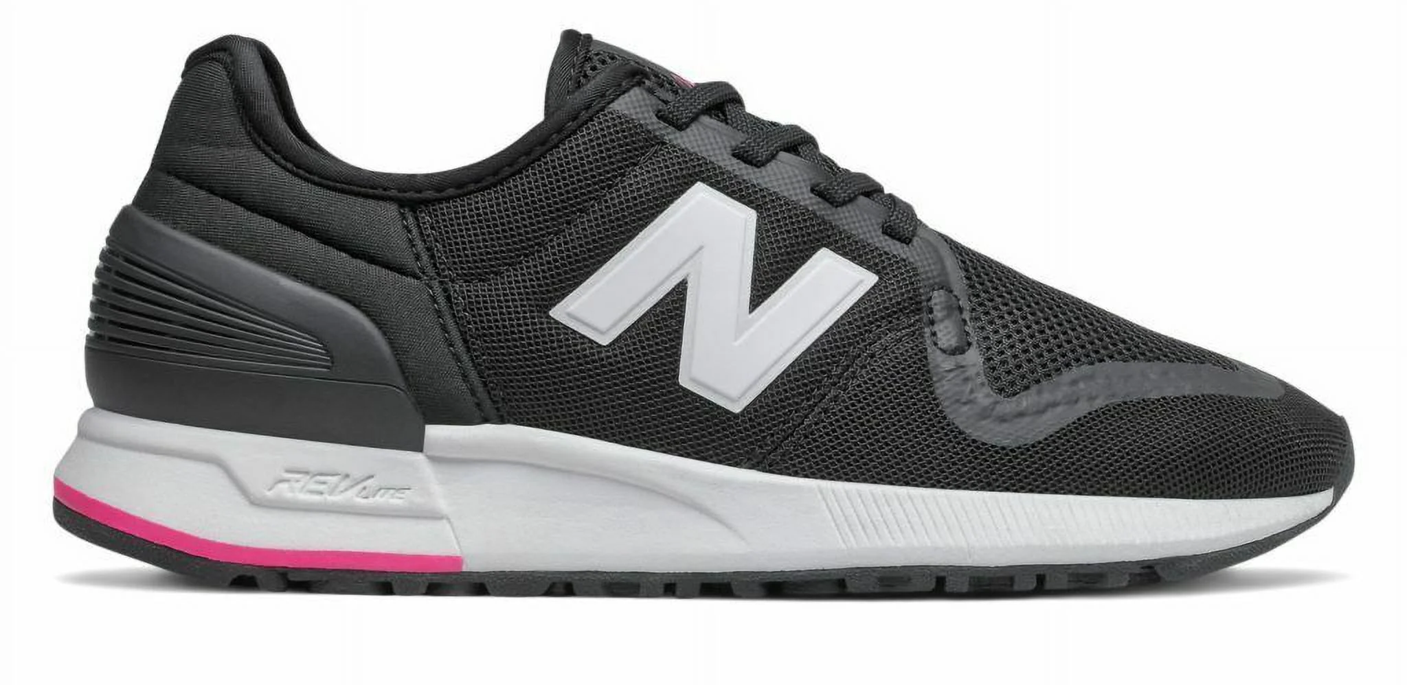 NEW BALANCE 247S LOW TRAINERS SPORTS SNEAKERS WOMEN SHOES BALCK/PINK SIZE 10 NEW