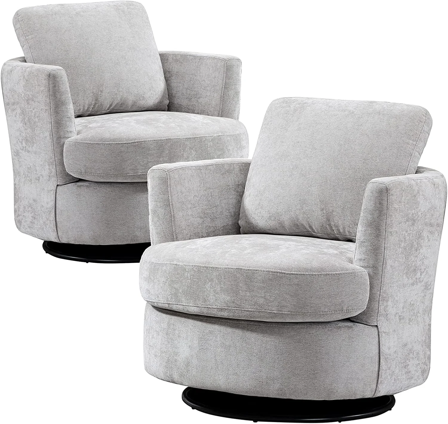 Swivel Barrel Chair Set of 2,31.9