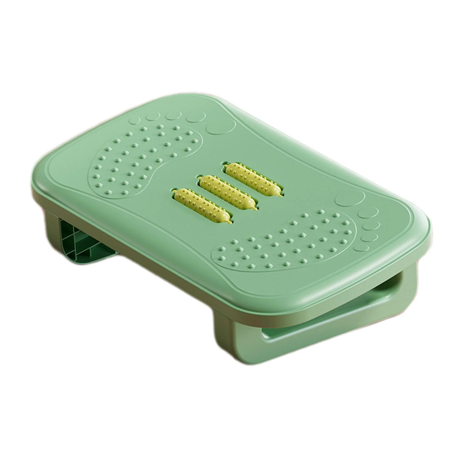 koolsoo Foot Rest under Desk Foot Stool Comfortable Feet Stand with Roller Massage Leg Rest for Car Gaming Women Men Living Room