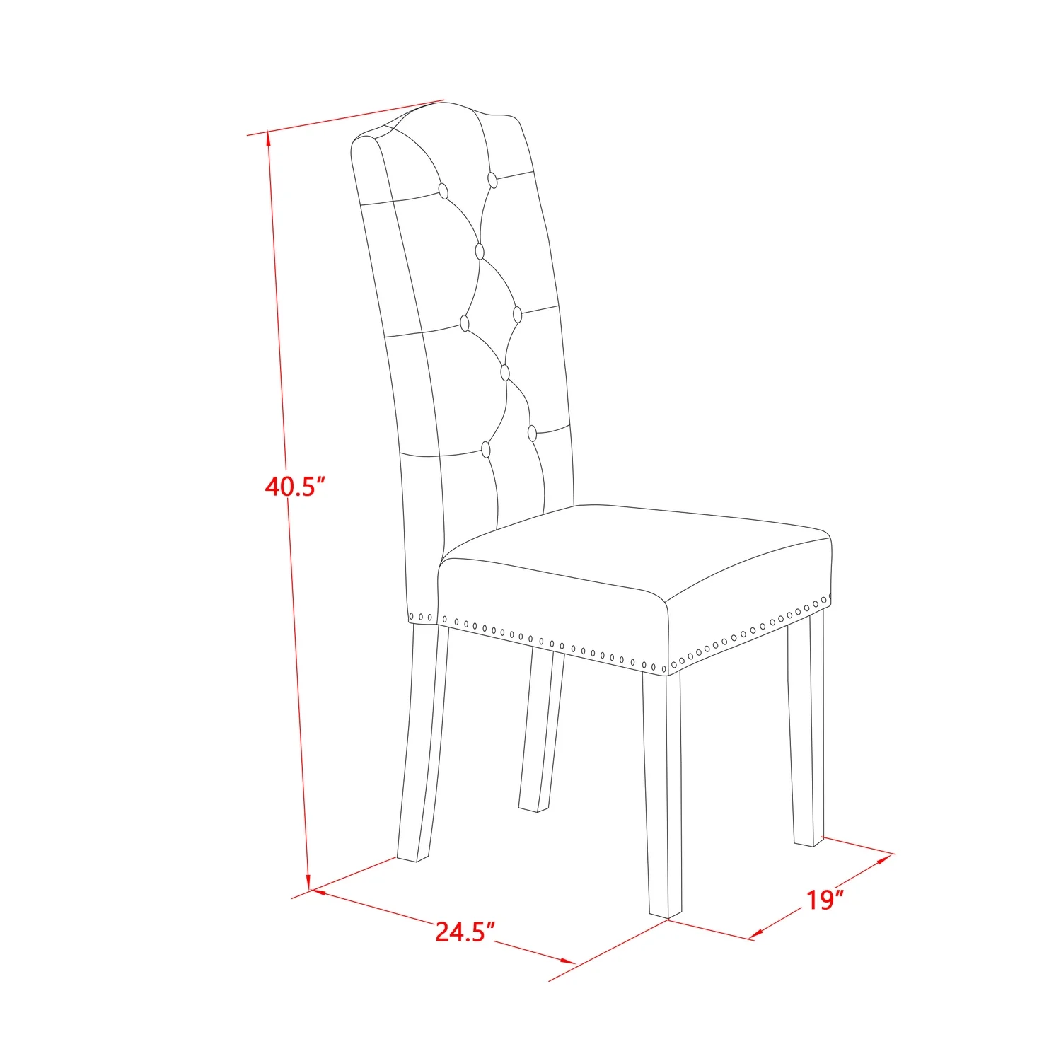 HomeStock Mountain Majesty 5-Pc Kitchen Dining Table Set- 4 Dining Chairs And 2-Drops Leaf Dinette Table Hardwood Frame - High Back & Linen White Finish