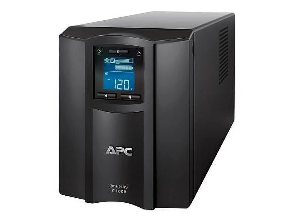 APC Smart-UPS C SMC1000C UPS AC 120 V 600 Watt 1000 VA with APC SmartConnect Output Connectors: 8 - Black