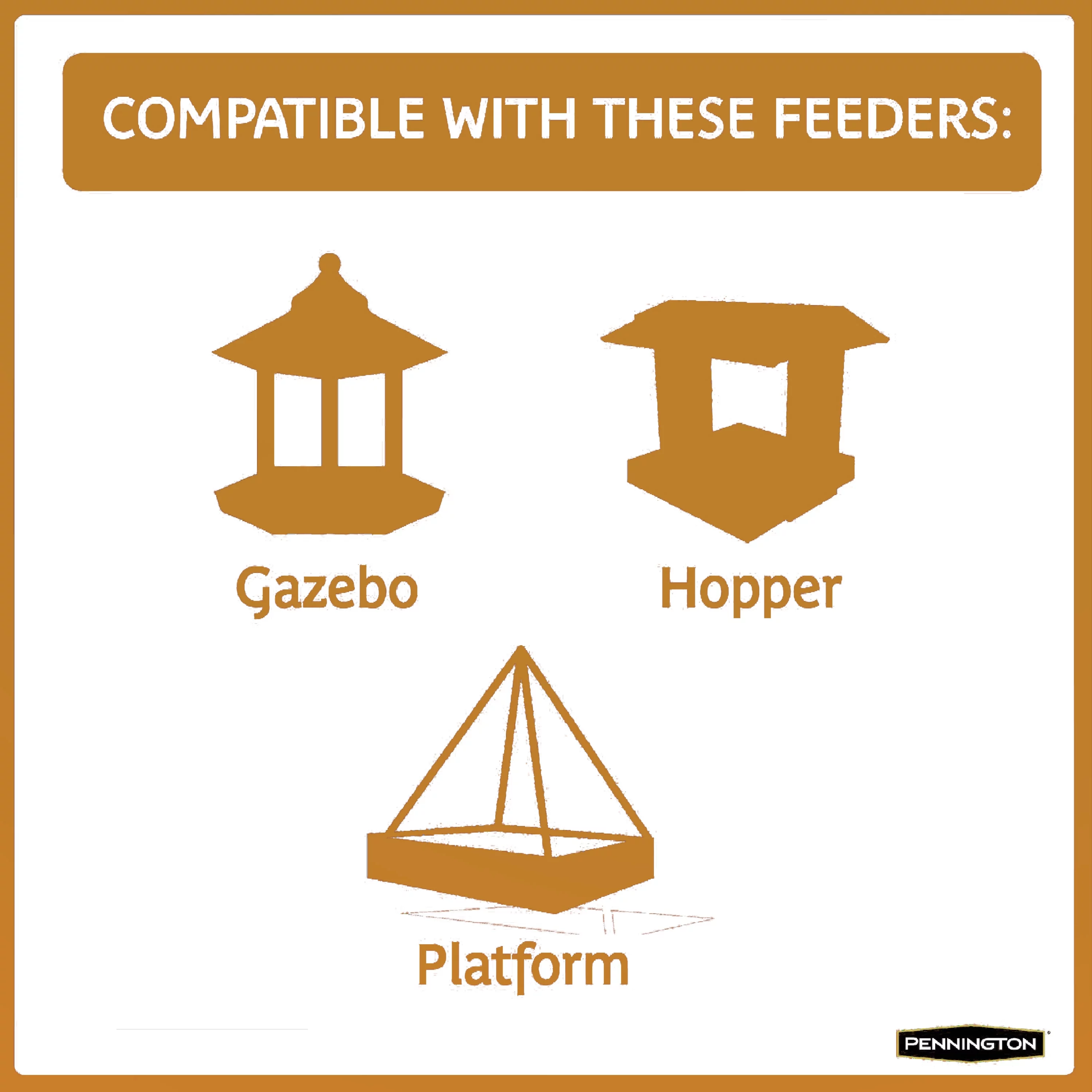 Pennington, High Energy, Peanut Butter Delight Dry Wild Bird Food Mix, 5 lb., 1 Pack, Dry