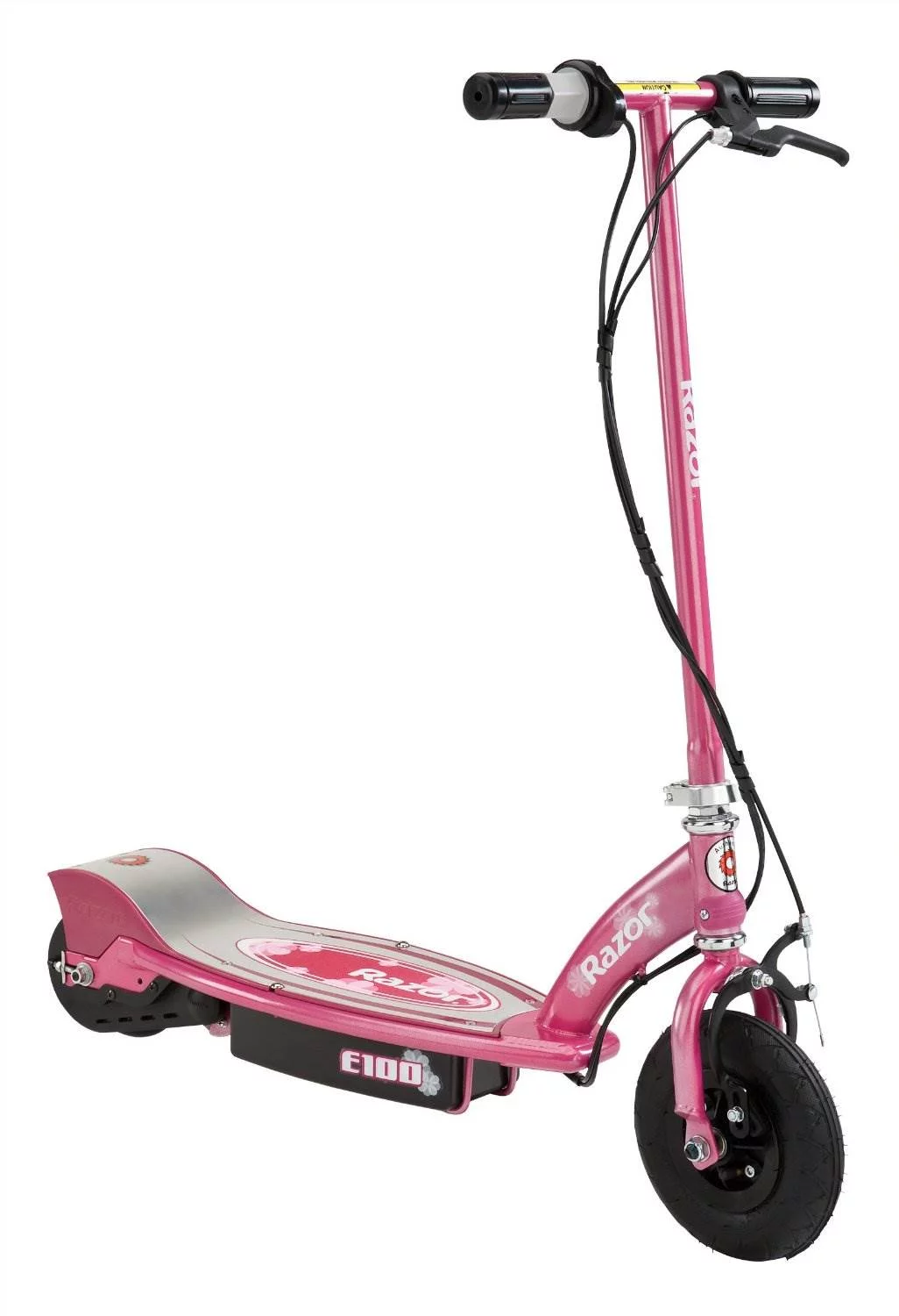 Razor E100 Kids Motorized Electric Scooter with Helmet, Elbow and Knee Pads