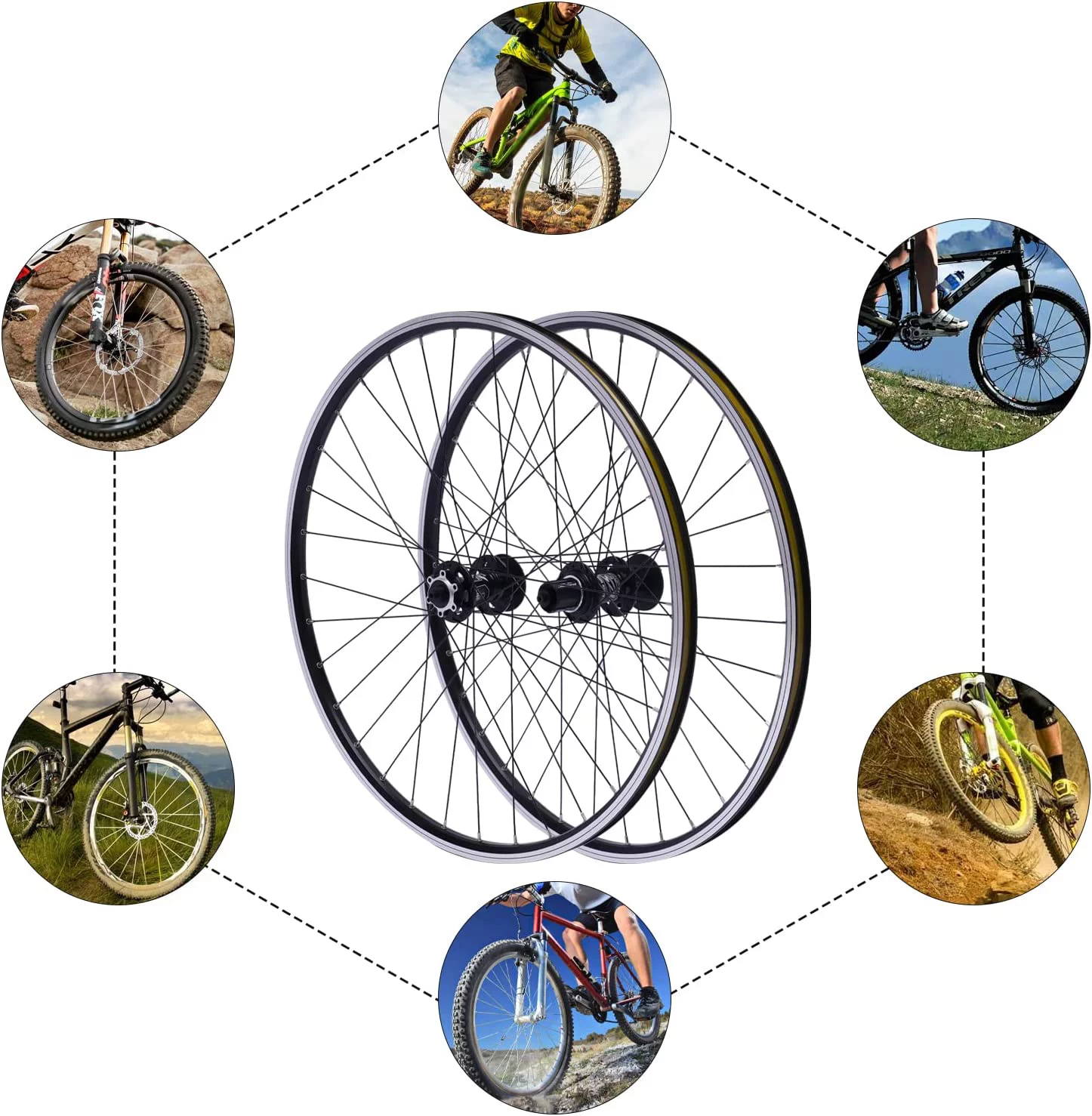 Mountain Bike Wheel Set, 27.5