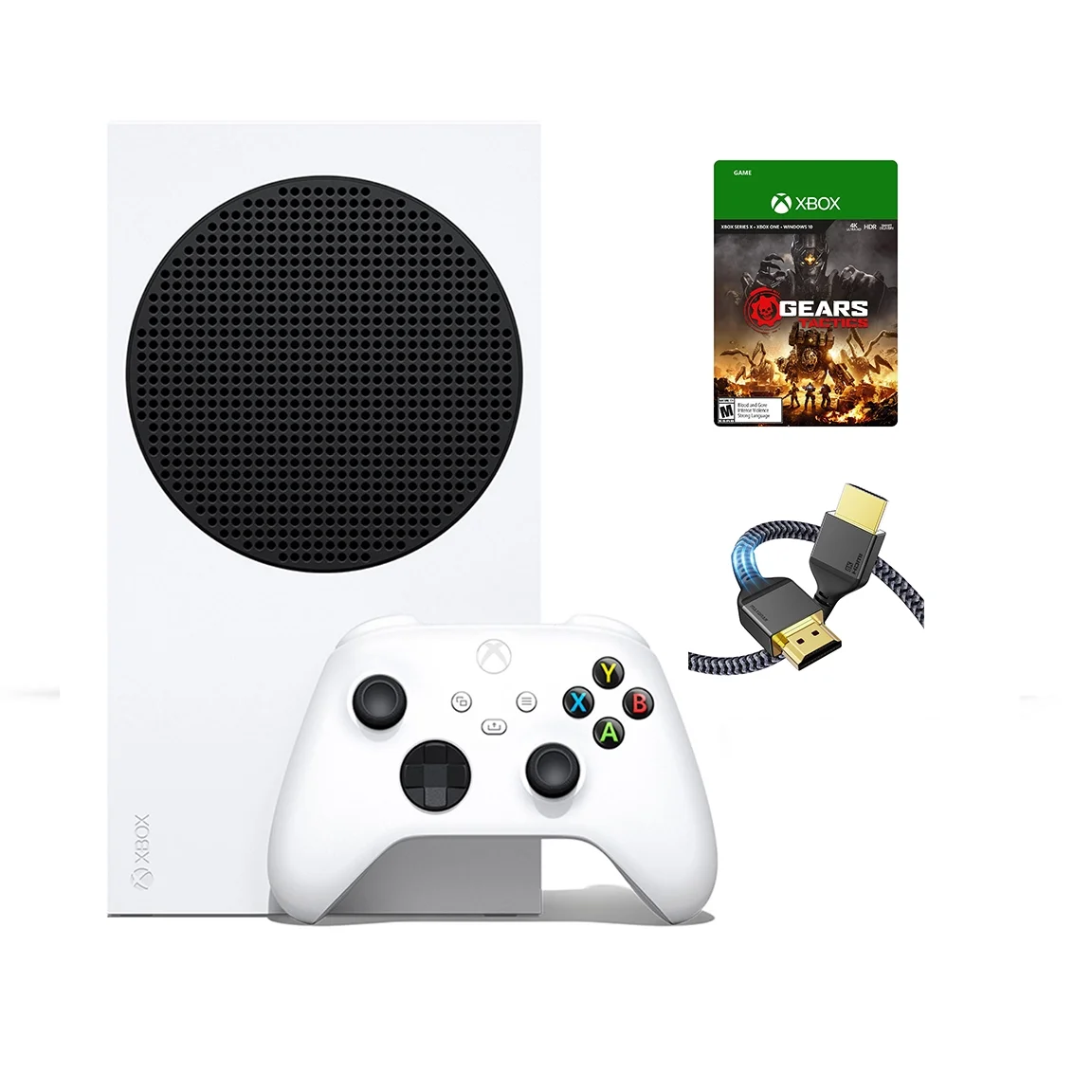 2023 Newest Edition-Microsoft Xbox-Series-S 512GB SSD– White Wireless Controller with Minecraft Full Game and SUPERE High Speed HDMI Cable