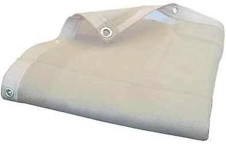 Fence Privacy Screen Windscreen Shade Cover Mesh Sun Shade (White) (10'x12')