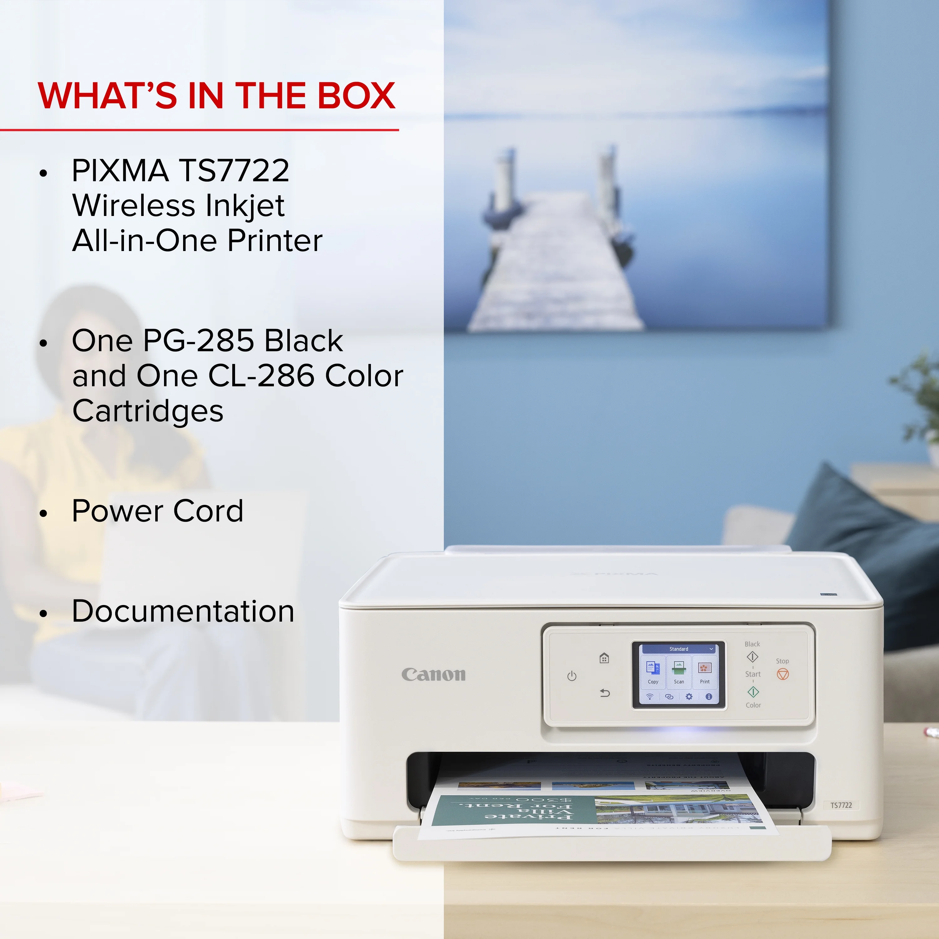 PIXMA TS7722 Wireless Home All-in-One Printer