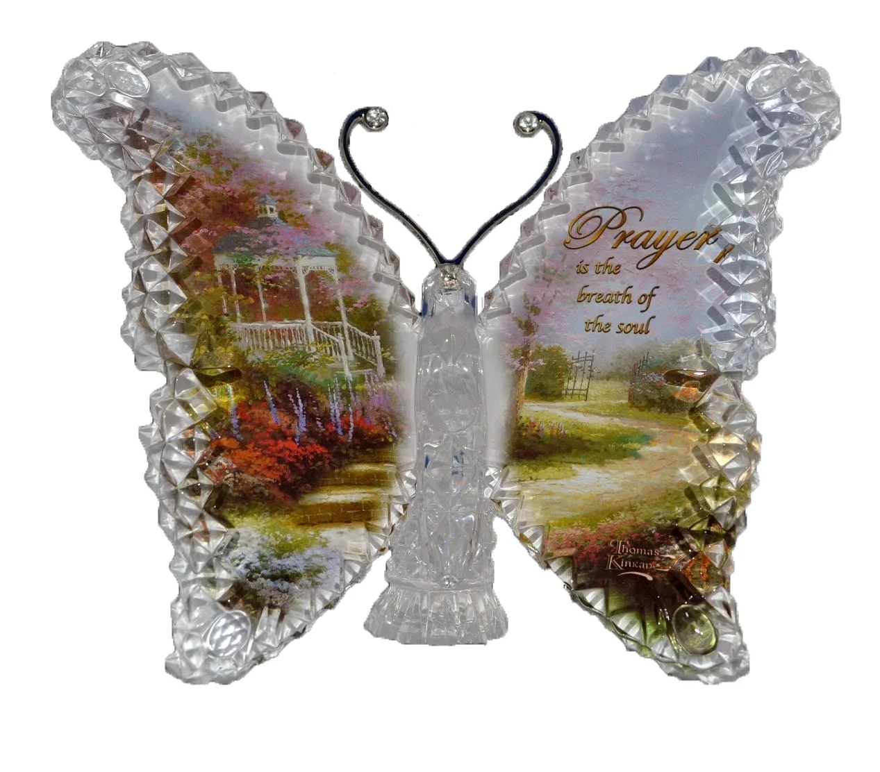 The Bradford Exchange Gardens of Paradise Sculpture Collection: Crystalline Butterfly 