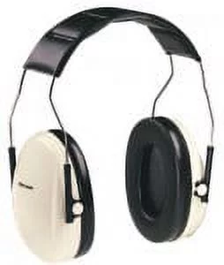 Optime 95 Earmuffs, 21 dB NRR, White/Black, Over the Head (12 Pack)