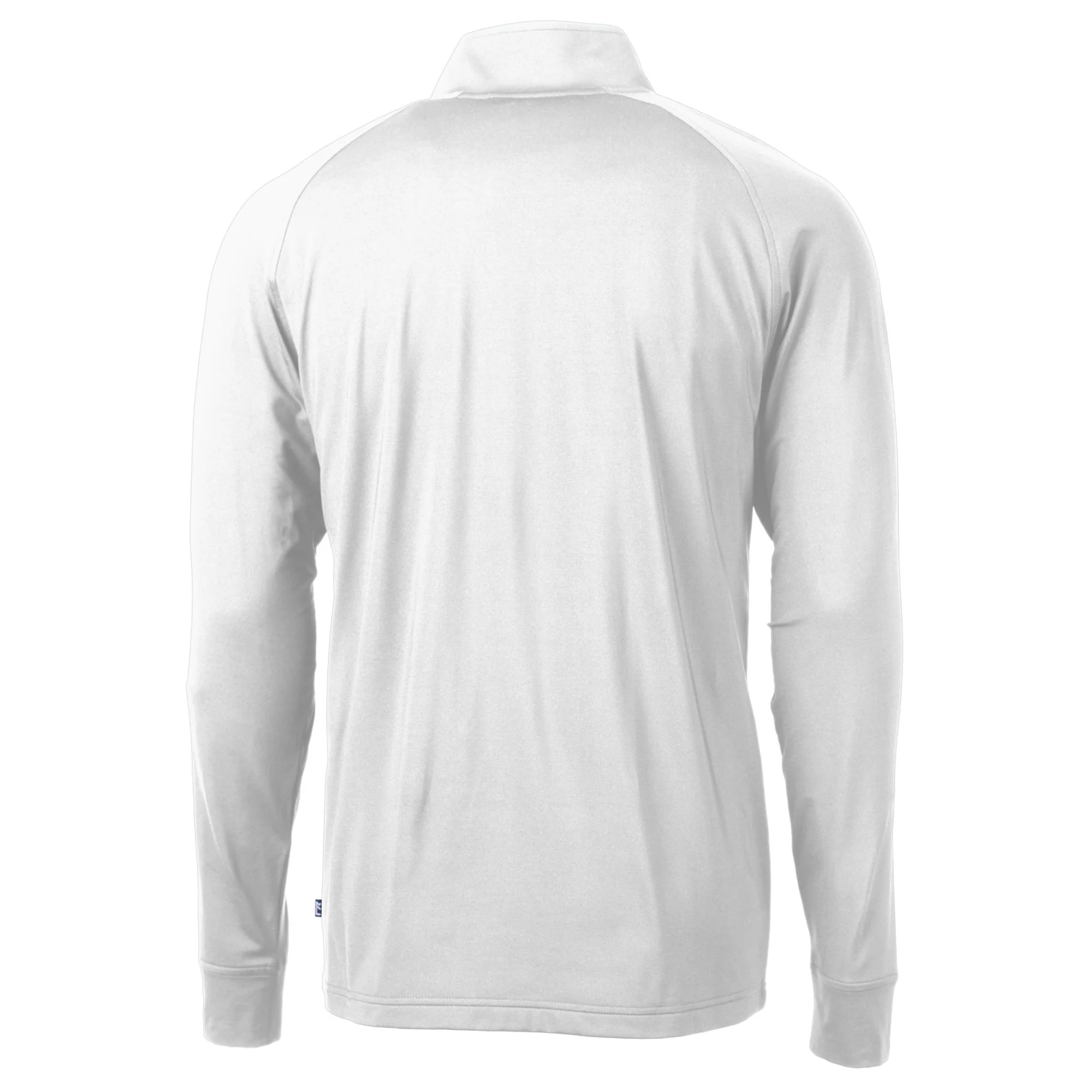 Men's Cutter & Buck  White El Paso Chihuahuas Adapt Eco Knit Stretch Recycled Quarter-Zip Pullover