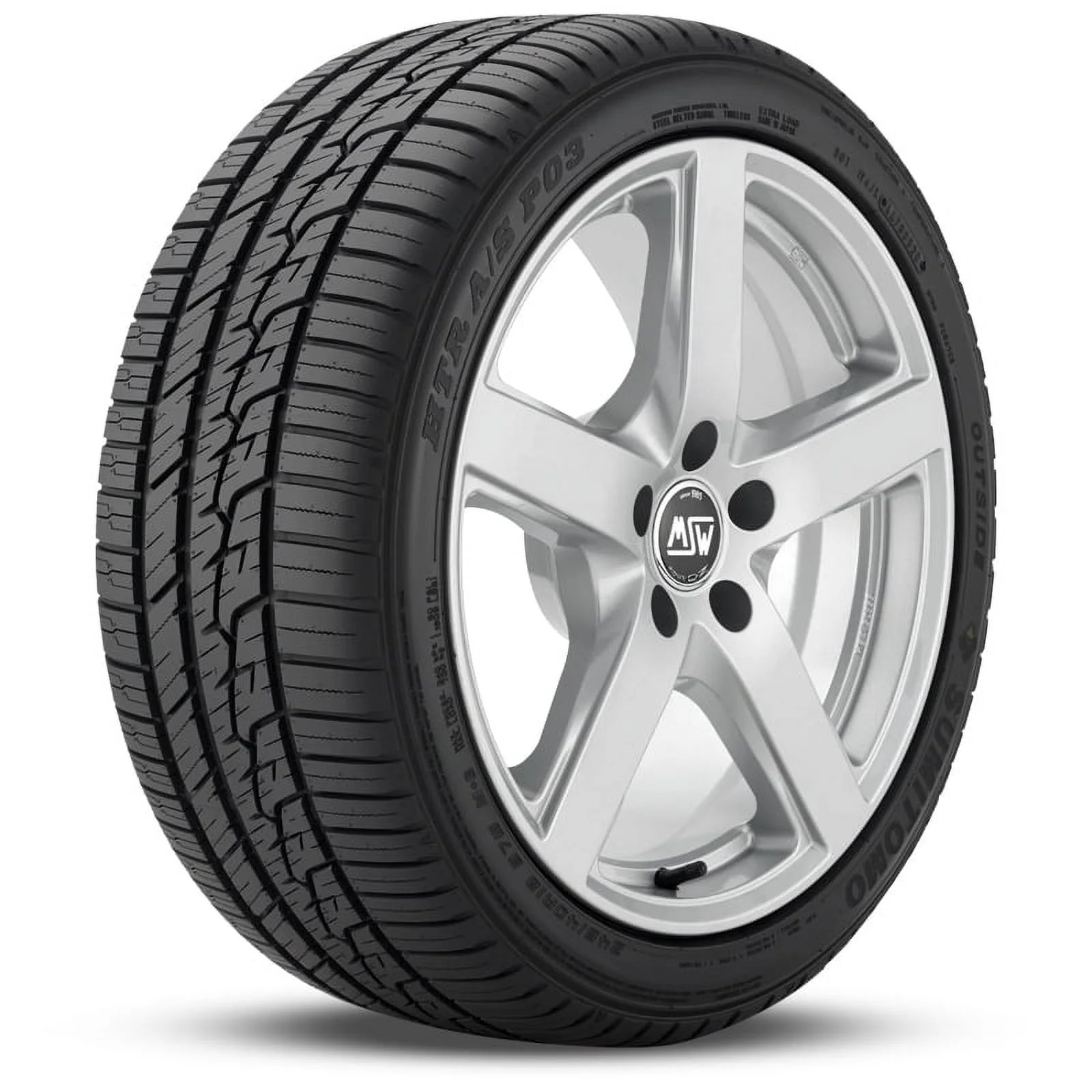 2 Sumitomo HTR A/S P03 235/45R18 94W Performance All Season Tires 45000 MILE ASP09 / 235/45/18 / 2354518