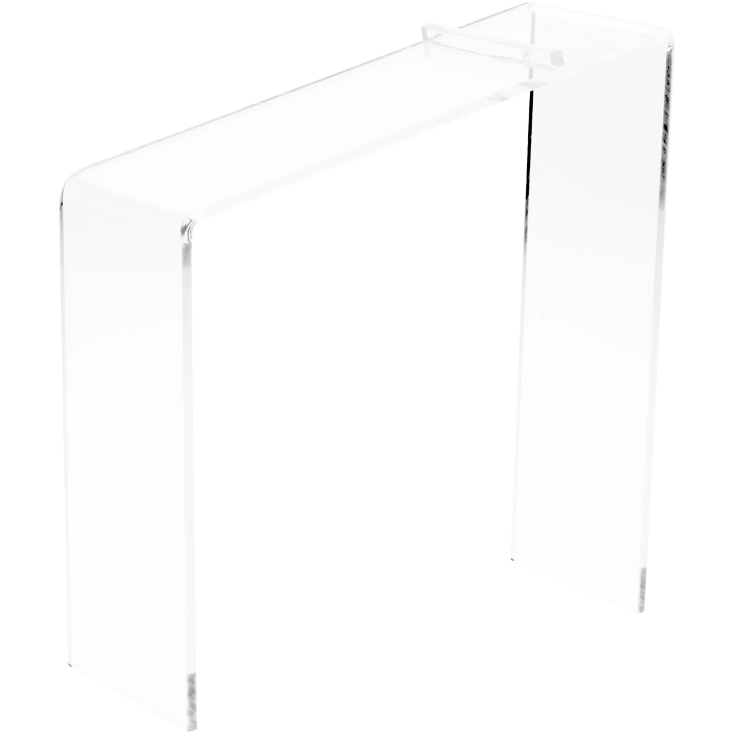 Plymor Clear Acrylic Elevated Heel Shoe Display Riser, 3