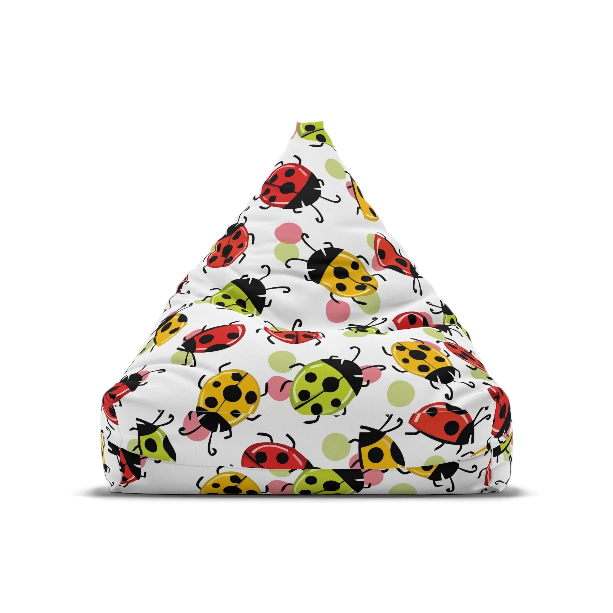 Ladybug Bean Bag Chair Cover, home gifts, custom bean bag chair, home decor, gifts