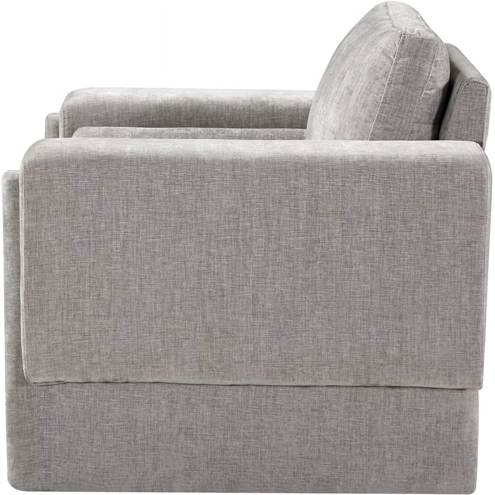 Meridian Furniture Madeline Grey Chenille Fabric Chair