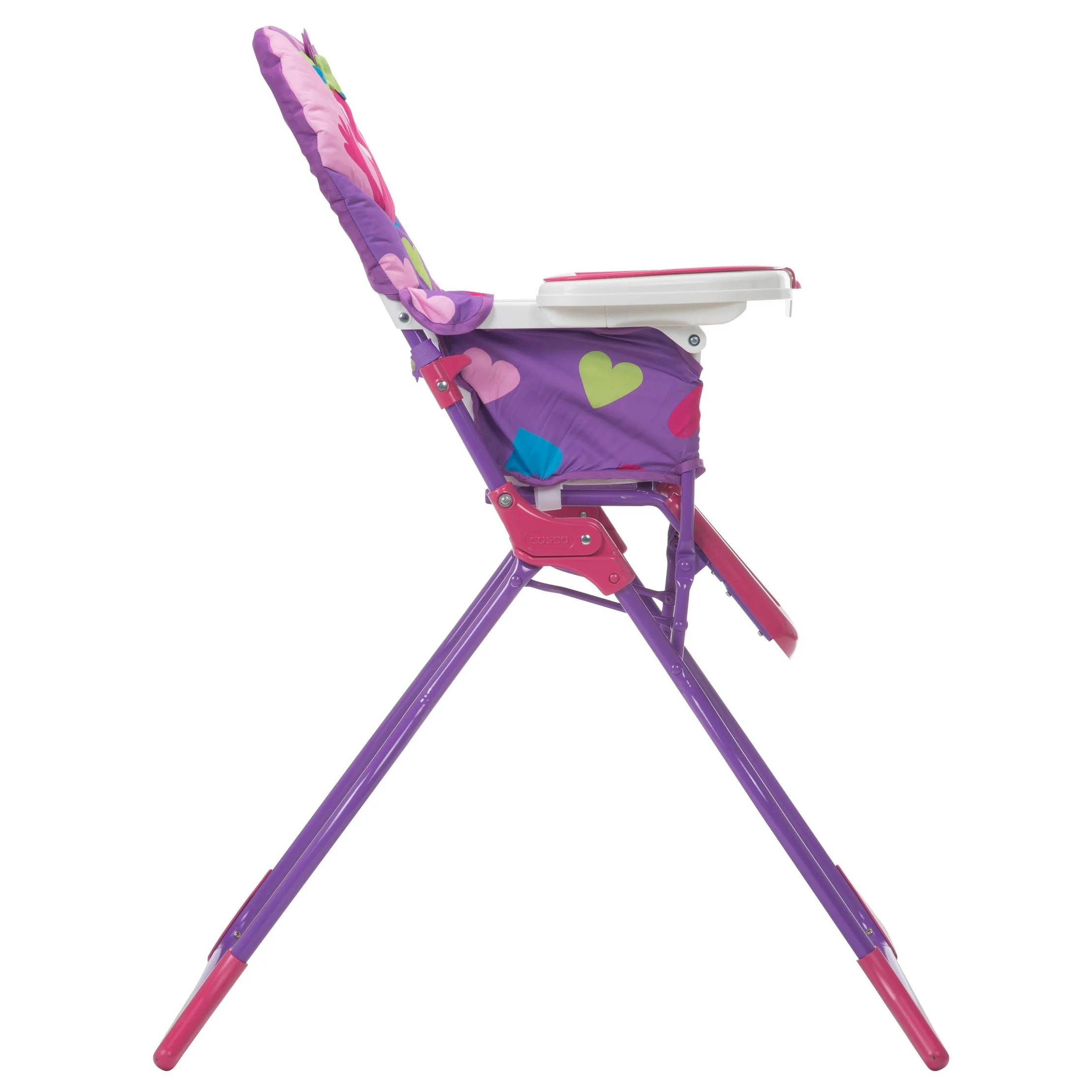Simple Fold Deluxe High Chair - Pink