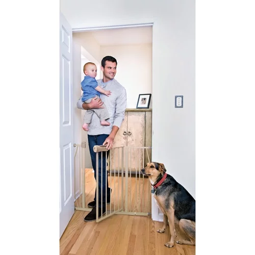 Evenflo Easy Walk-Thru Pressure-Mounted Pass-Through Gate, 29