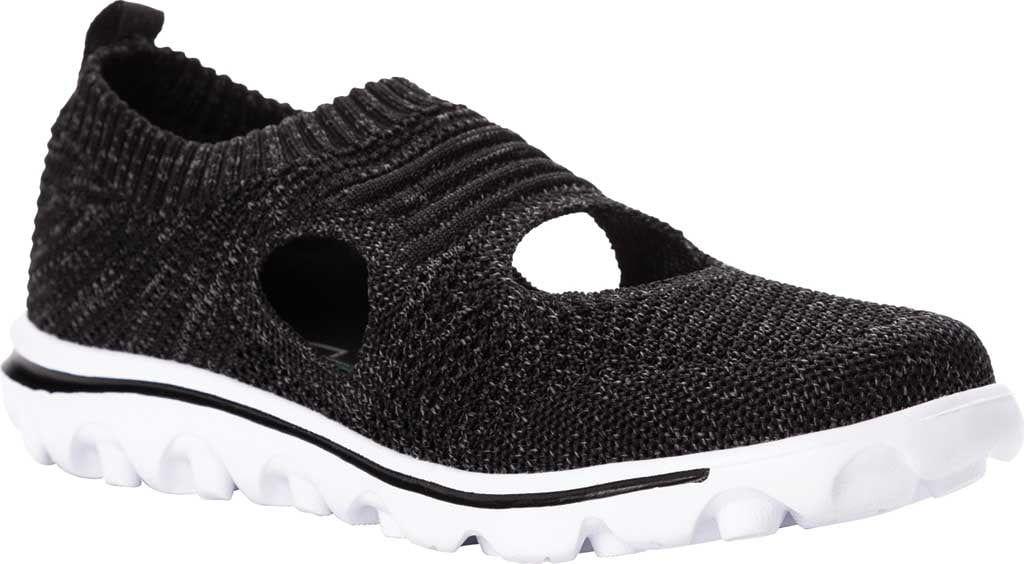 Propet Women's Adult Travelactiv Avid Slip On  Casual Shoes Black 6 Medium US Women