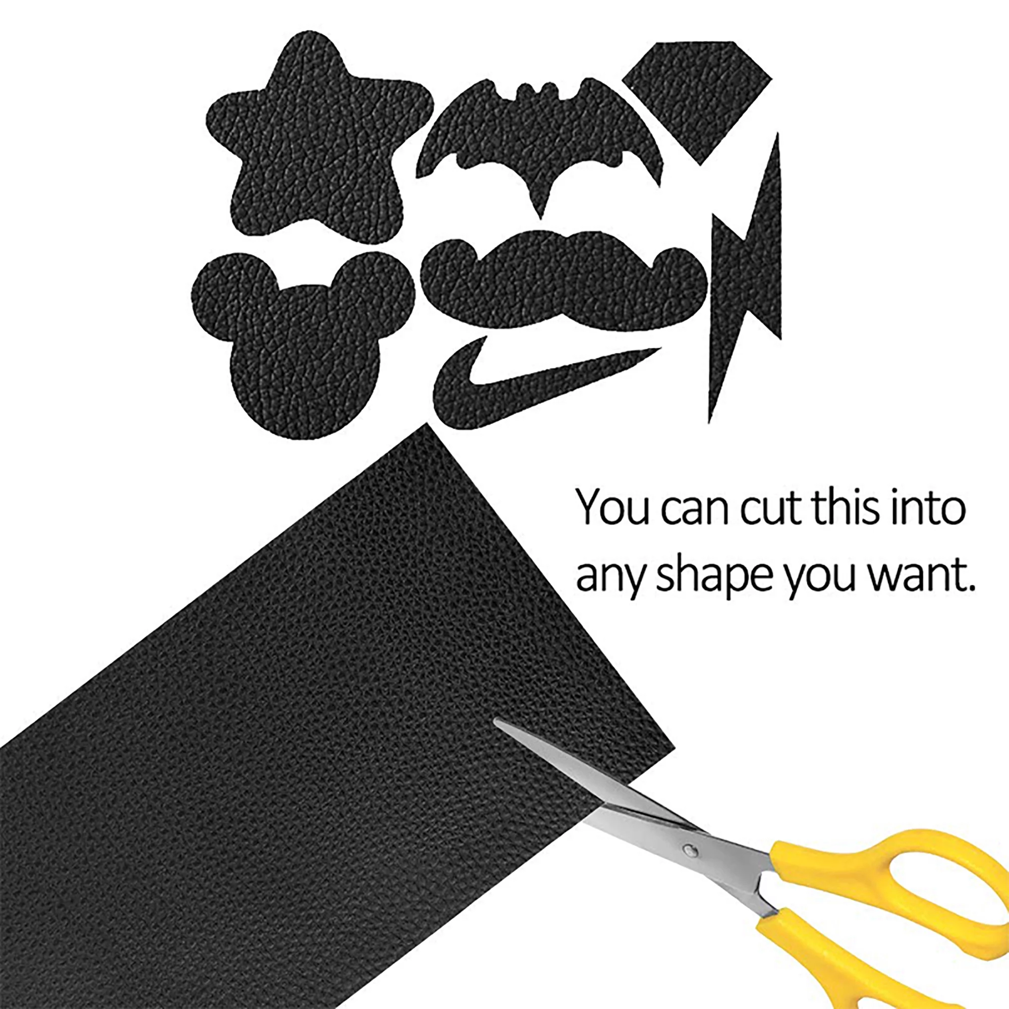 Leather Repair Patch Kit 7.8-61.8 inch Self-Adhesive Leather Repair Tape for Sofas Couch Car Seats Handbags Jackets First Aid Patch