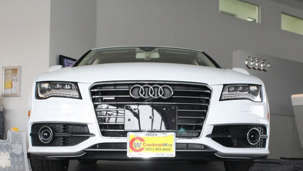 STO N SHO Front License Plate Bracket Compatible with 2015-2016 Audi S7 (SNS58b)