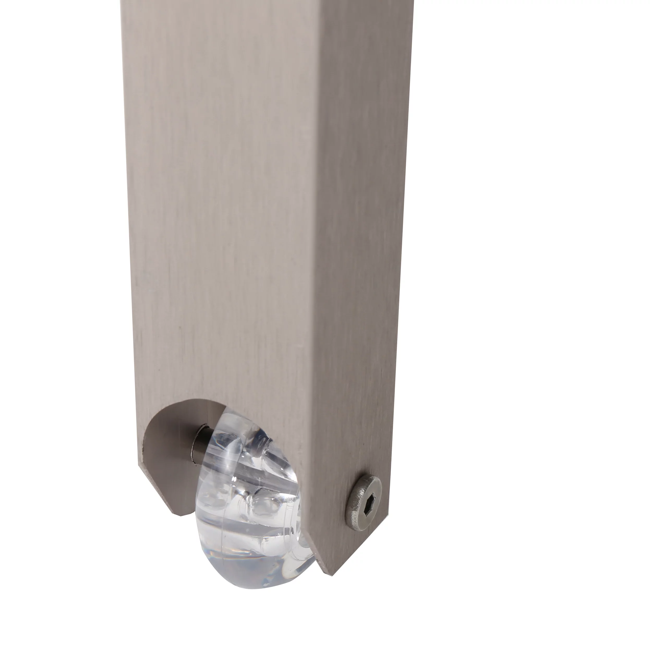 GDF Studio Crested Bay Outdoor Mesh and Aluminum Armless Adjustable Chaise Lounge, Dark Gray and Silver