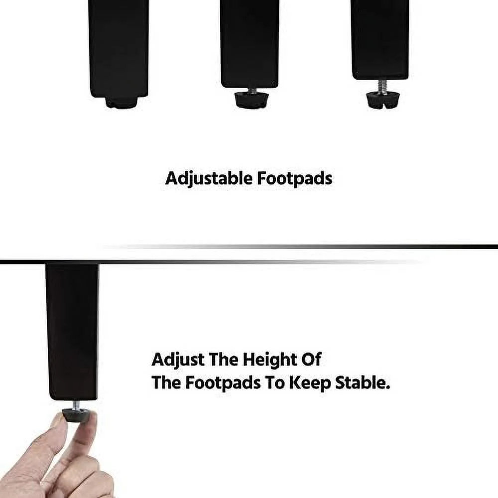 TJUNBOLIFE Dining Chair Kitchen/Leisure/Restaurant Chair Fabric Upholstered Chair Soft Padded Tufted Armless Chair with Nailhead Trim and Solid Wood Legs  4pcs  Blue