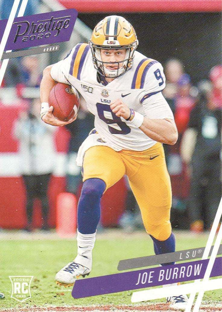 NFL 2020 Panini Chronicles Draft Picks Prestige Joe Burrow Trading Card #3 (Rookie)