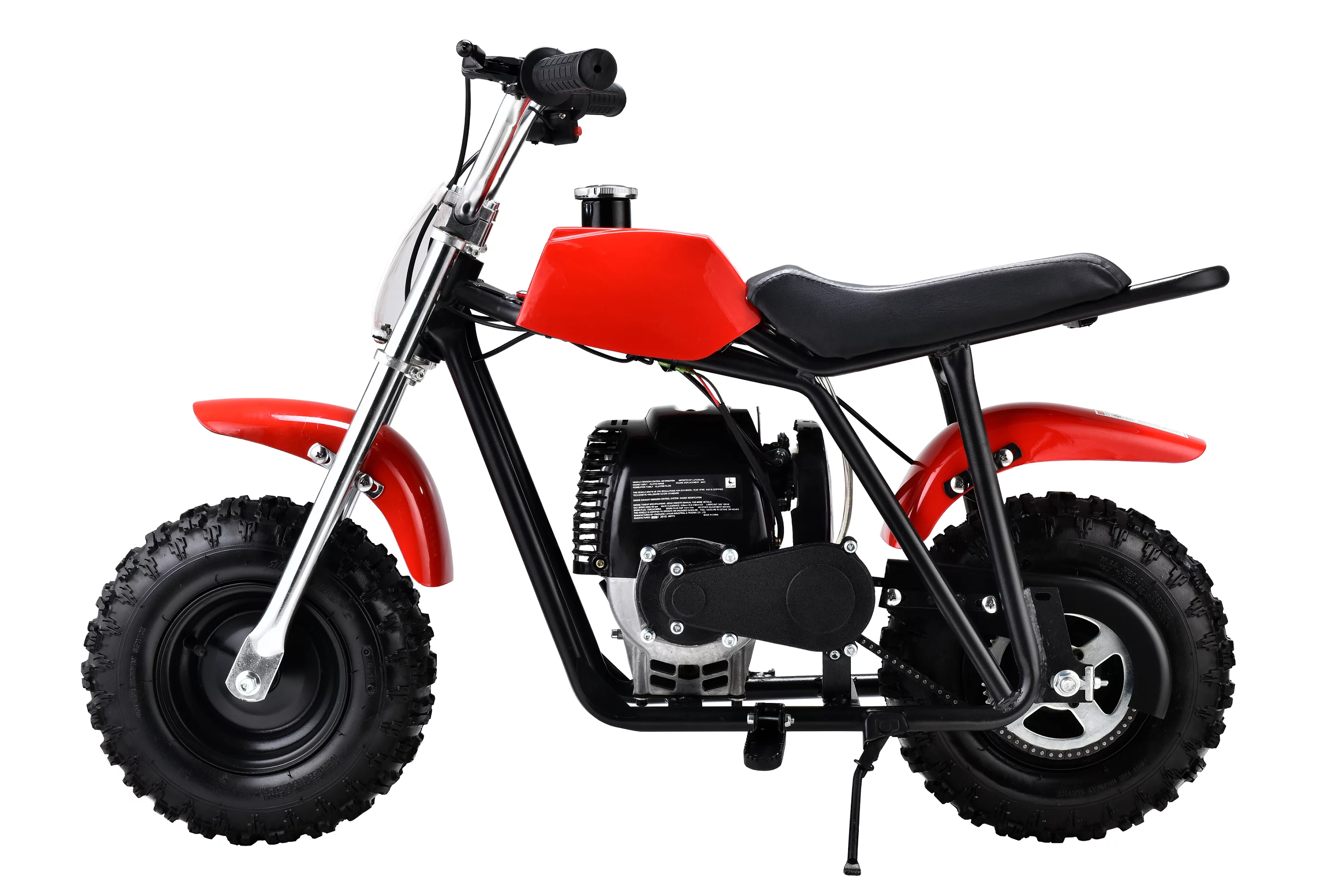 SYX MOTO MT-6 Gas Power 40cc 4 Stroke Kids Dirt Bike, Pull Start, Red