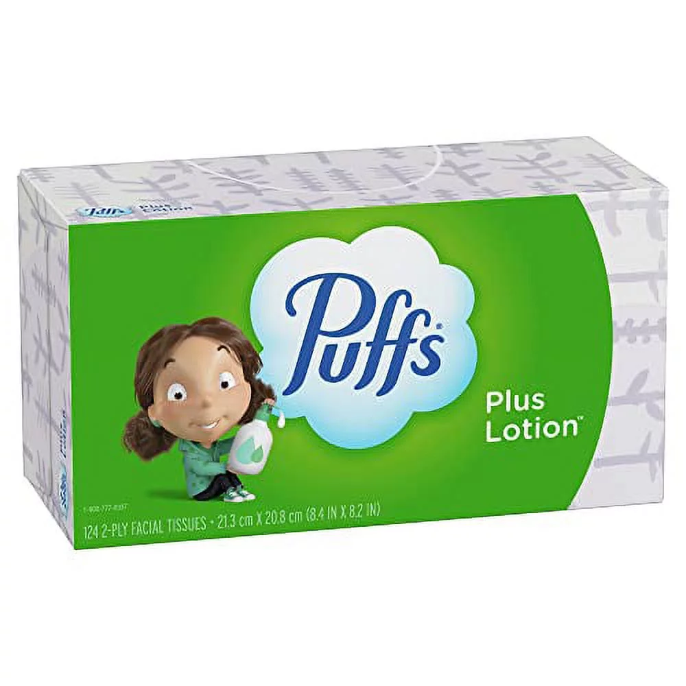 Plus Lotion Facial Tissues (Pack of 8)