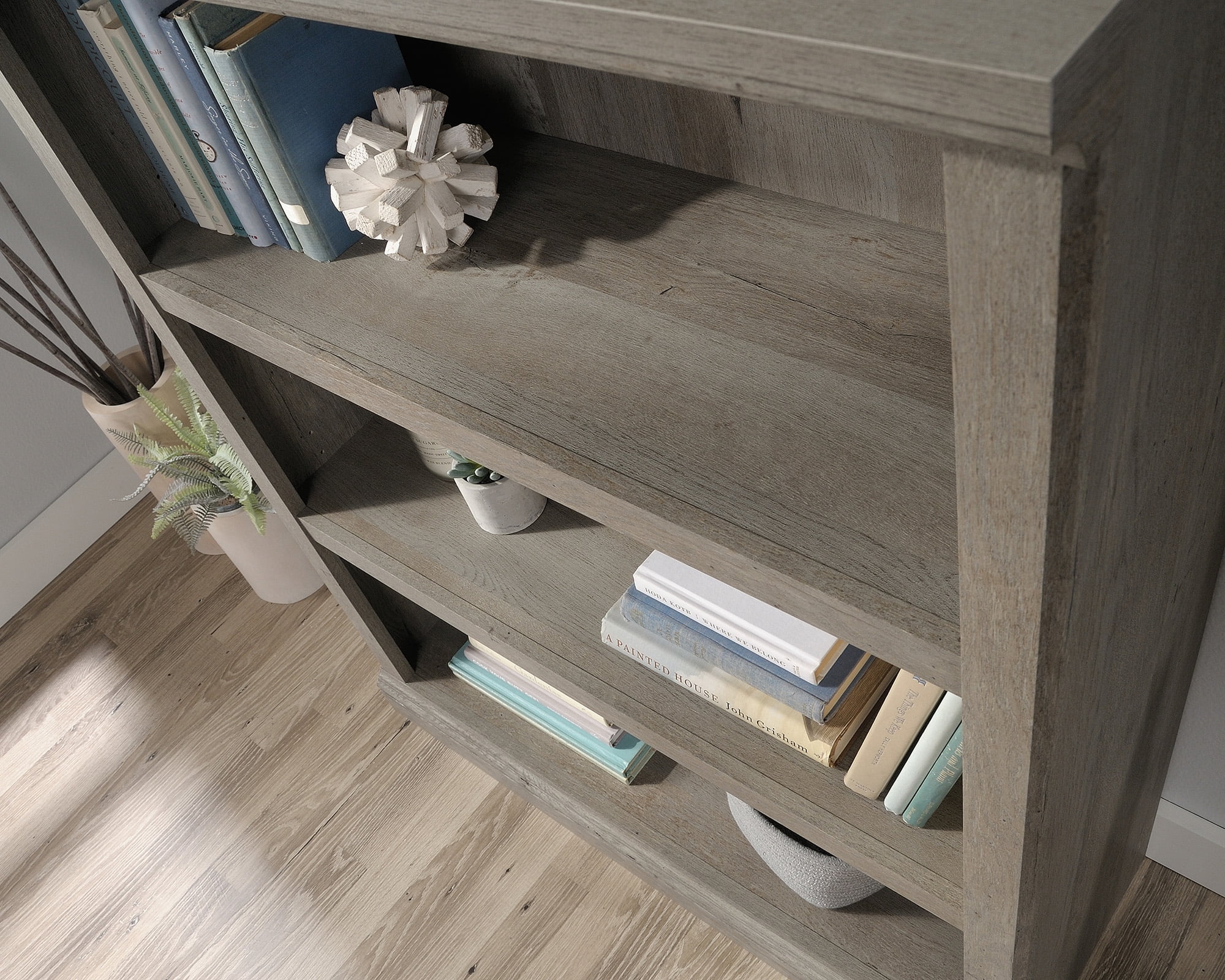 Sauder Select 3-Shelf Bookcase Mystic Oak