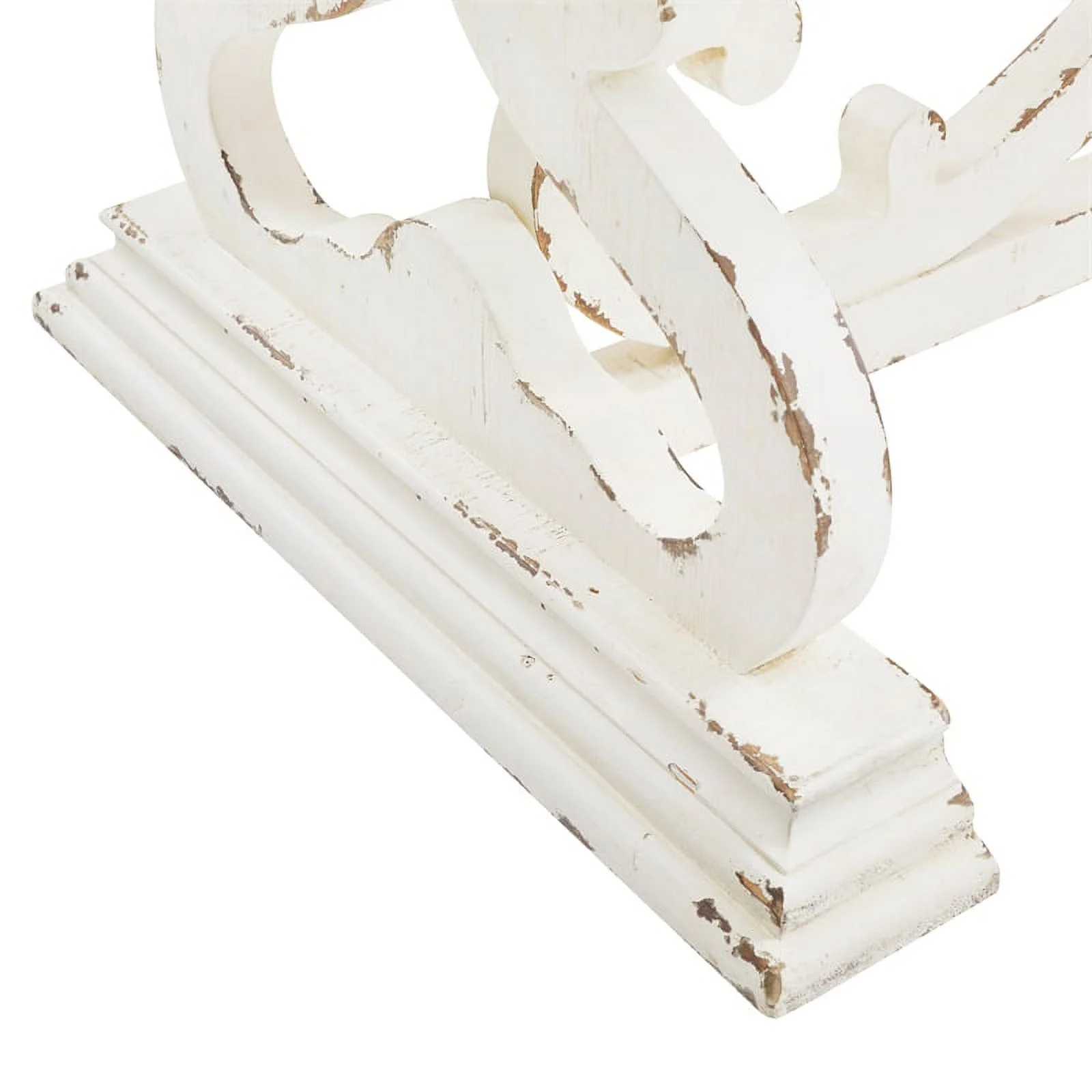 Home Square 2-Piece Set with Coffee Table and End Table in White