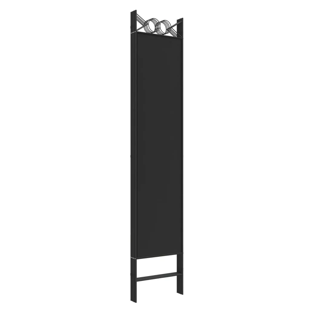 Anself 5-Panel Room Divider Black 78.7