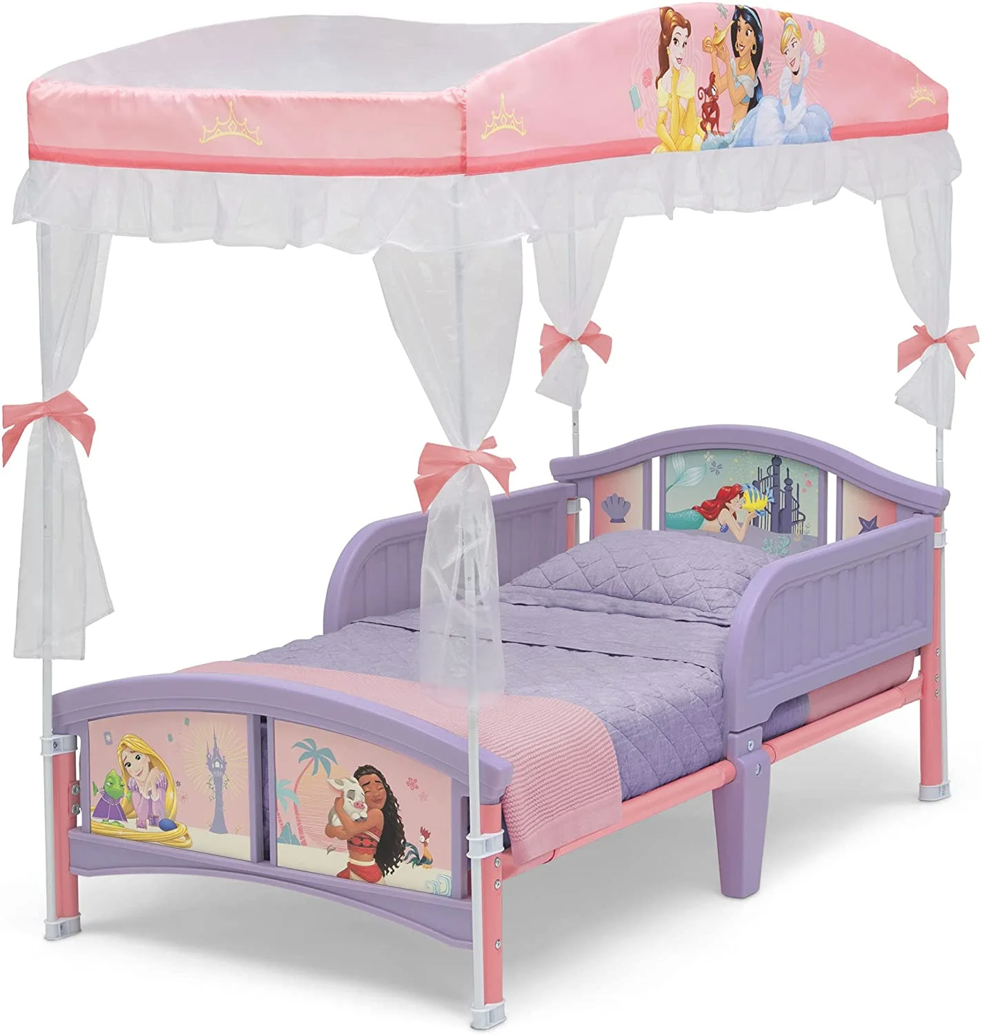Delta Children Canopy Toddler Bed, Disney Princess BB81483PS-1038