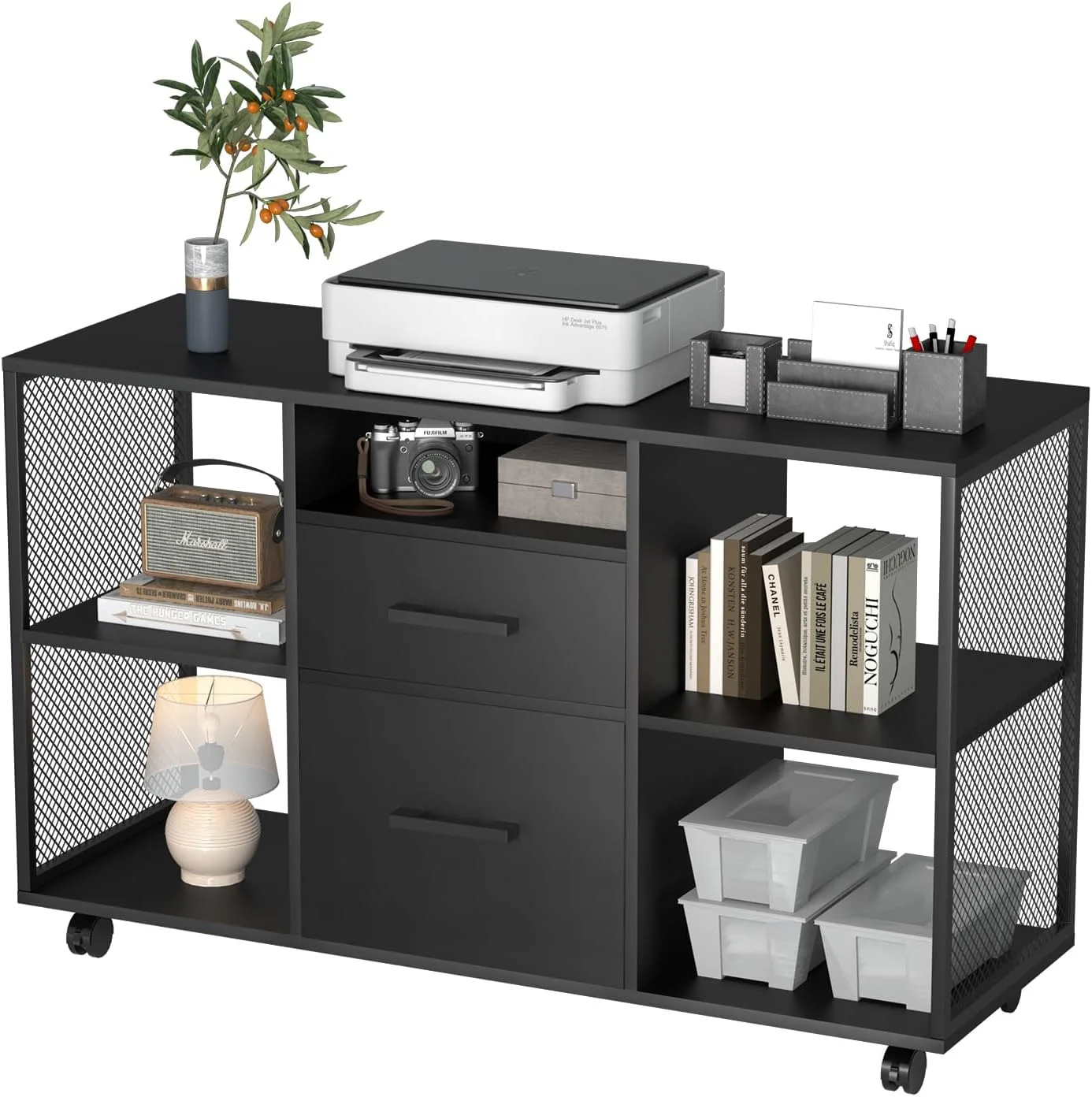 ADOFFUR Wood Lateral File Cabinet, Home Office 40