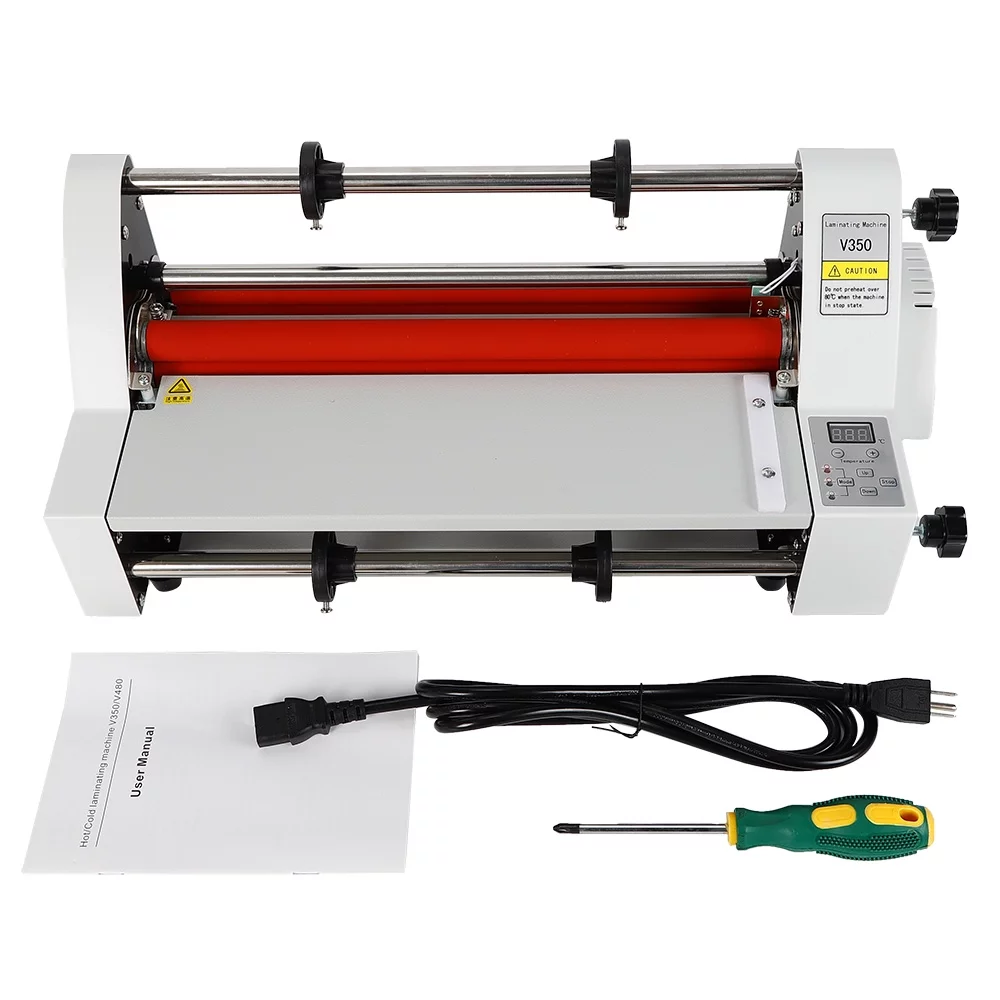 Anqidi V350 Hot Cold Roll Laminator, 13