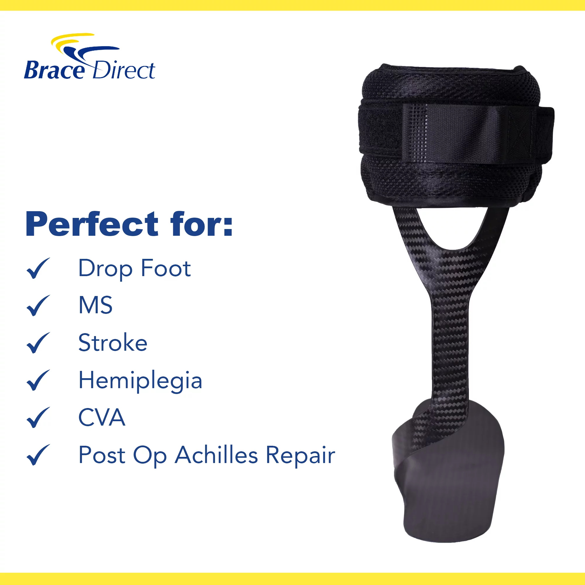 Brace Direct Carbon Fiber AFO