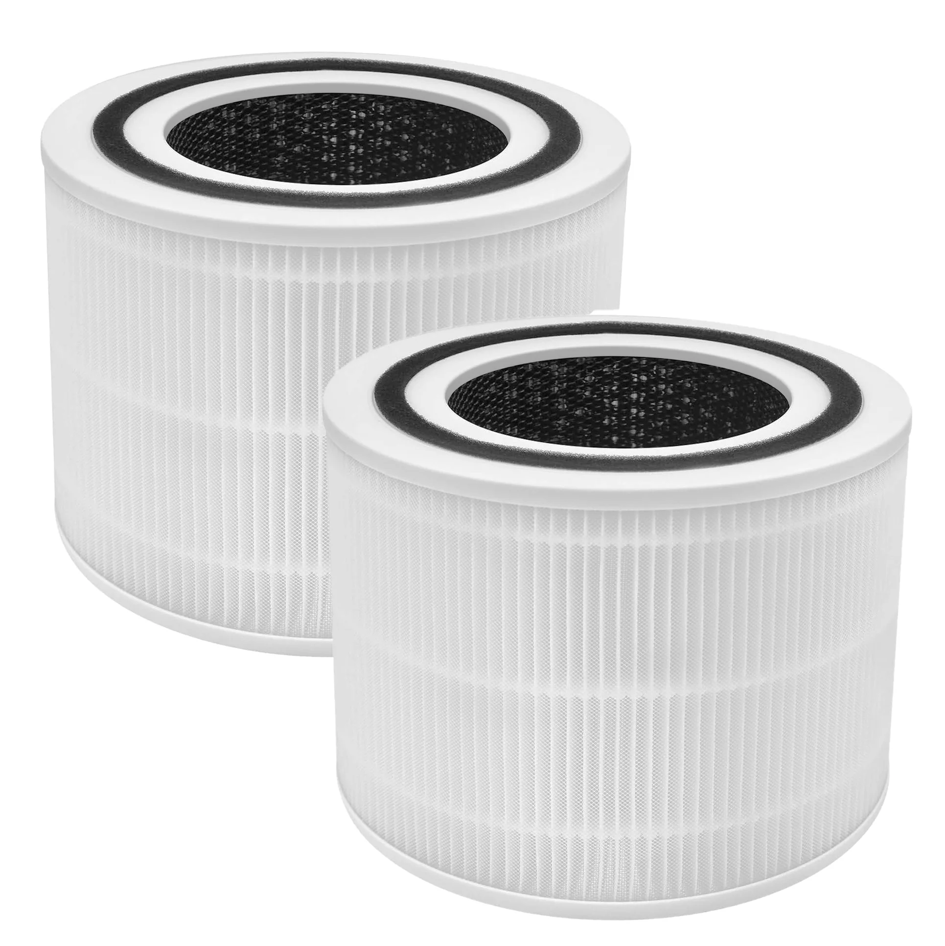 2 Pack Levoit Core 300 3-in-1 H13 True HEPA Activated Carbon Filter Compatible Replacement for LEVOIT Core 300, Core 300S, Core 300-RF, Core P350, Core 300-RAC Air Purifier