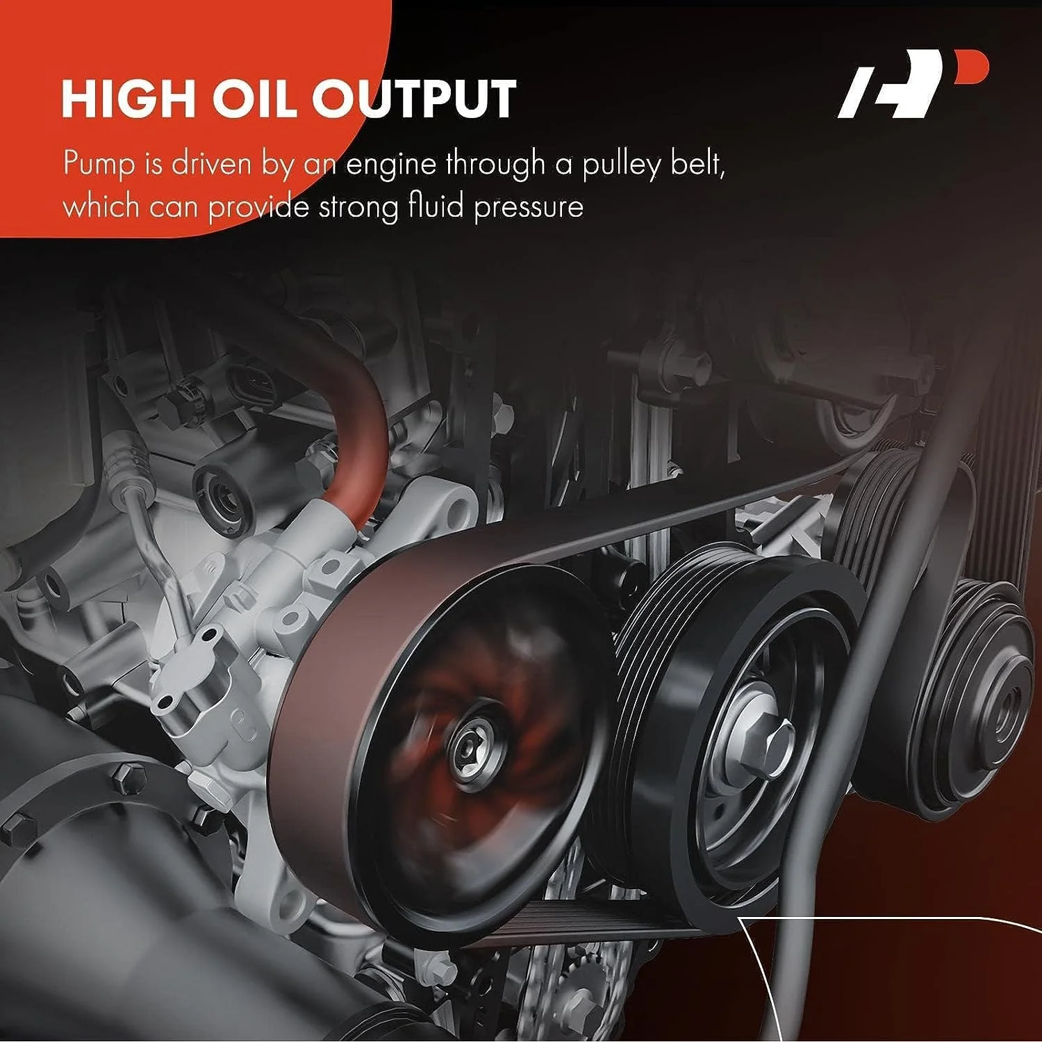 A-Premium Power Steering Pump, Compatible with Toyota Pickup 1984-1990, L4 2.4L, Replace # 21-5720 4432035022